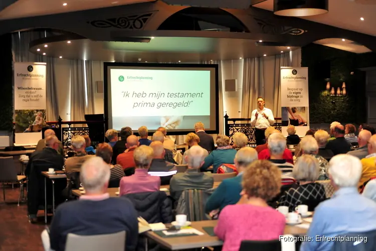 Gratis lezing over het testament en levenstestament in Bergen op Zoom